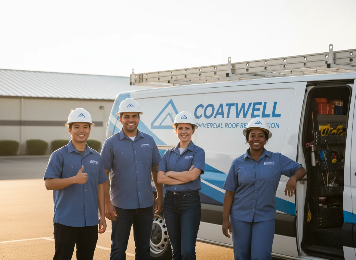 Commercial roof coating company in Golden Eagle, IL